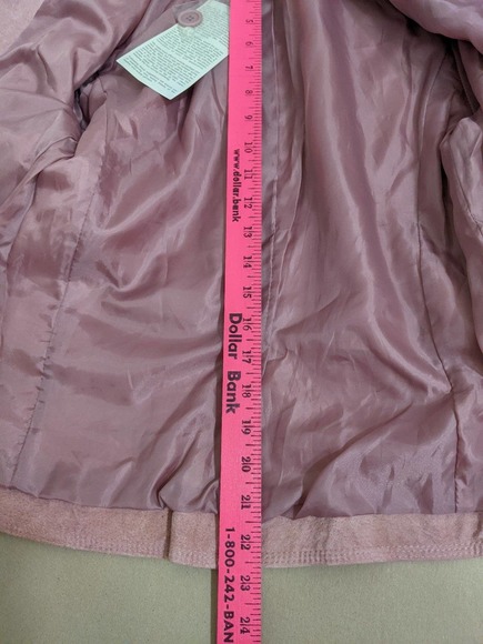 sz 12 New Chadwick's Women's Pink Genuine Leather Jacket - Picture 8 of 12